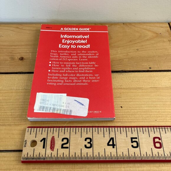 Reptiles & Amphibians A Golden Guide Nature Field Book Vintage 1987 Revised Ed - Picture 5 of 5